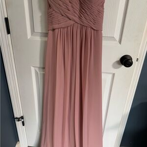 Azazie Dusty Pink Gown